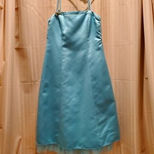 Girls David's Bridal Short Junior Bridesmaid Dress